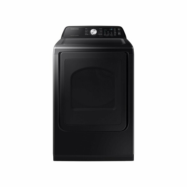 Almo 7.4 cu. ft. Smart Wi-Fi Connected Electric Sensor Dry Dryer with 10 Preset Cycles in Brushed Black DVE47CG3500VA3